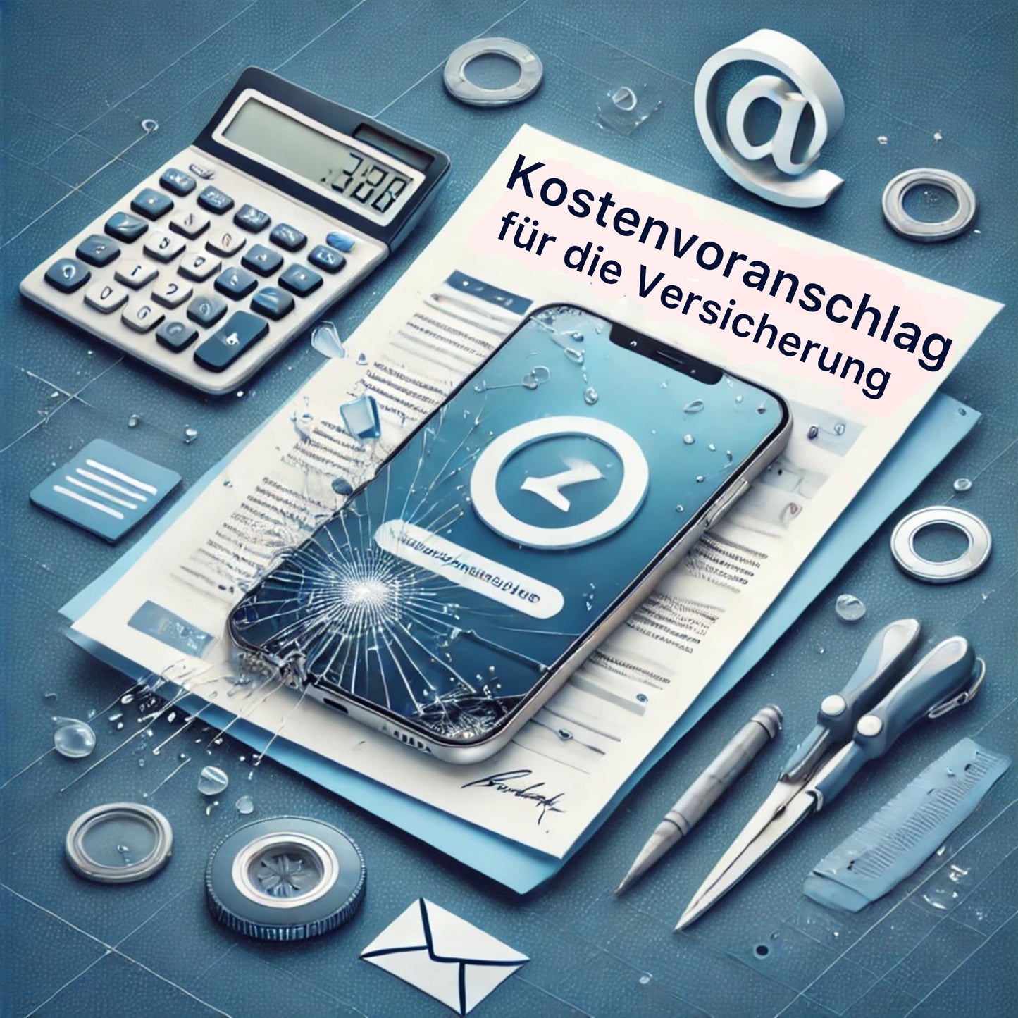 Handy Kostenvoranschlag für die Versicherung